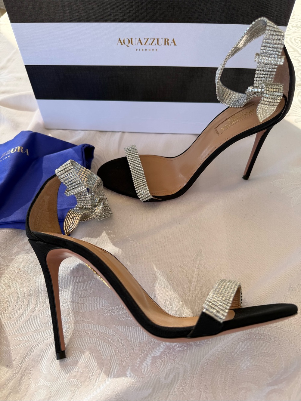 Aquazzura chain reaction sandal 105 EU37
